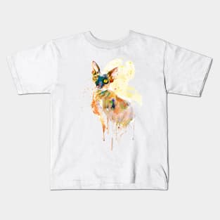 Colorful Sphynx Cat Kids T-Shirt